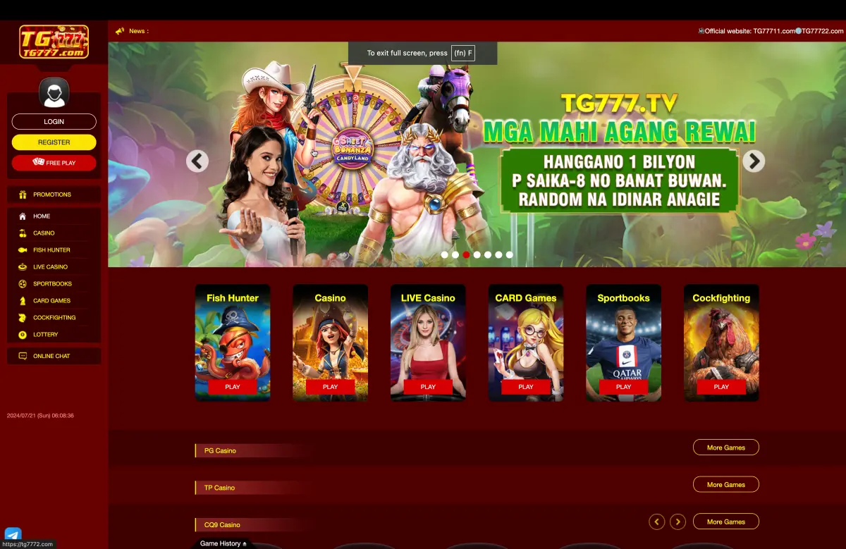 Tg777 official site